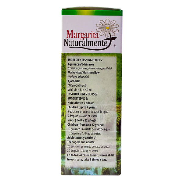 Extracto de equinacea compuesta - Margarita Naturalmente Reverso