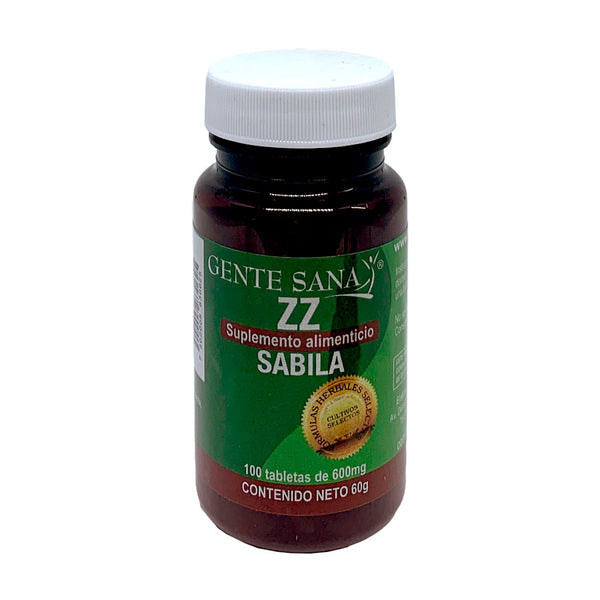 ZZ Sábila 600 mg - 100 Tabs - Gente Sana