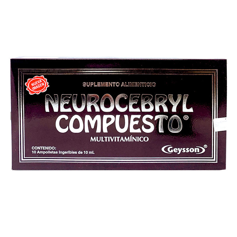 Ampolleta Neurocerebryl compuesto 10ml