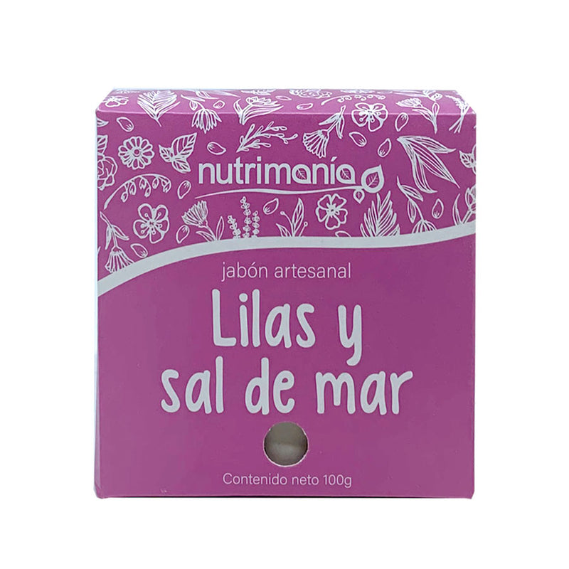 Jabón de lilas y sal de mar - Nutrimanía
