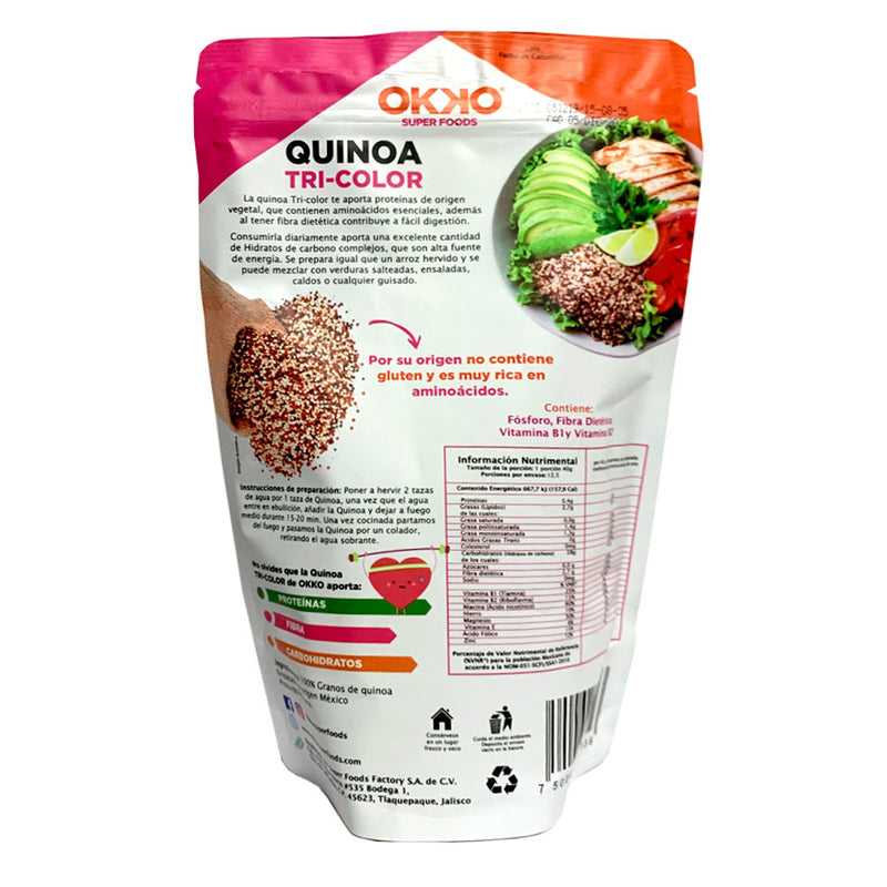 3 Quinoas 500g - Okko