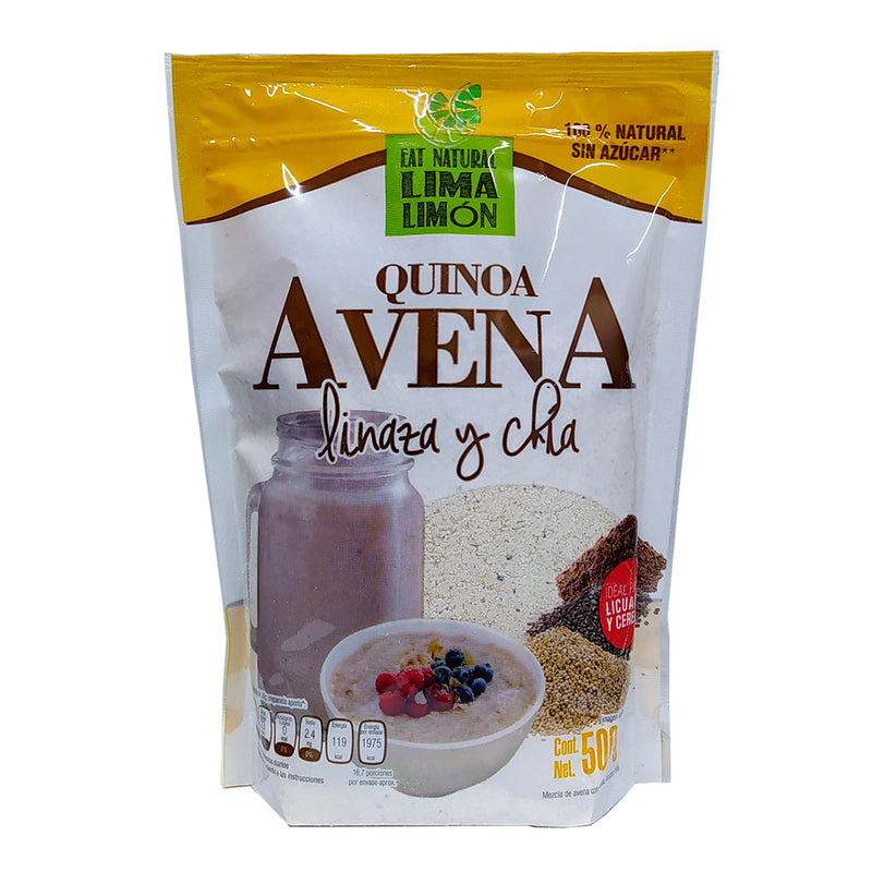 Quinoa, Avena, linaza y chía 500g - Lima Limón