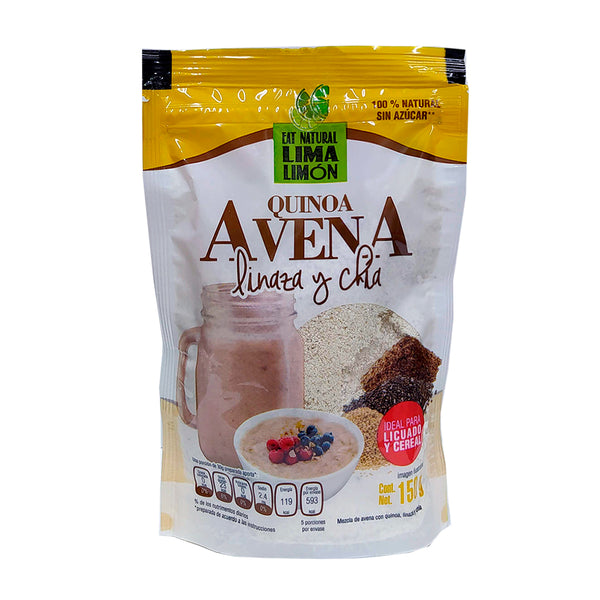 Quinoa, Avena, linaza y chía 150g - Lima Limón