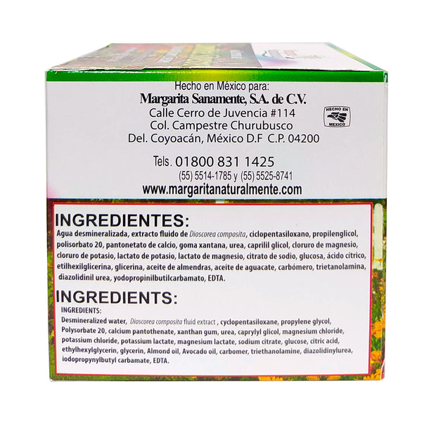 Crema de Camote Silvestre 120g - Margarita Naturalmente Reverso