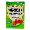 Vitamina C, miel de abeja y Equinacea en polvo para té