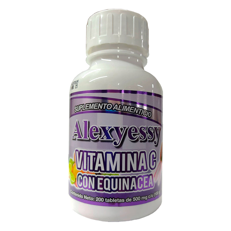 Vitamina C con Equinacea - 200 tabs Alexyessy