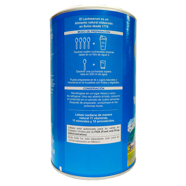 Lactoserum en polvo Lebasi - 500g Reverso