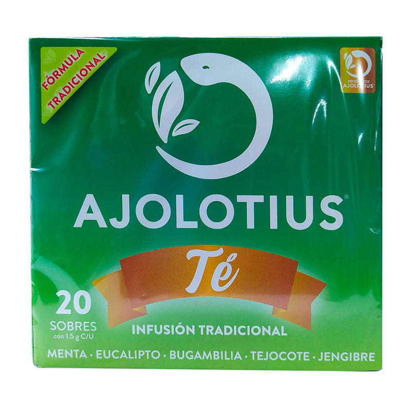 Ajolotius Té - Infusión tradicional - 20 sobres