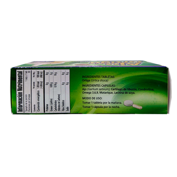 Ajo con ortiga 500mg - Ypenza Reverso