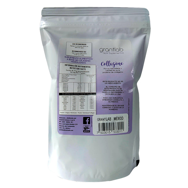 Collagene, Colágeno Hidrolizado 500g Reverso