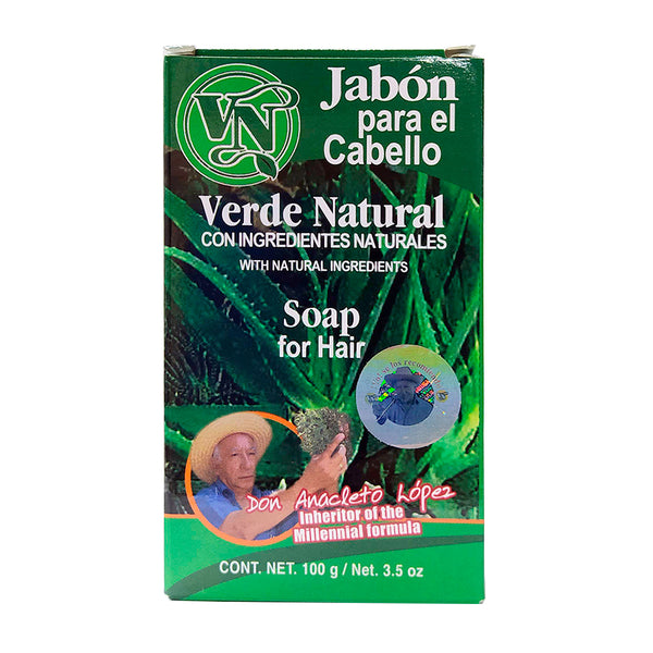 Jabón para el cabello 100g - Verde Natural