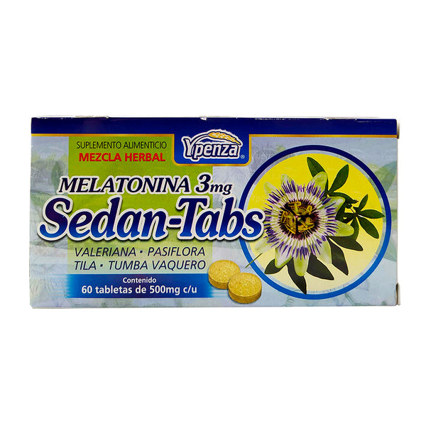 Sedan-Tabs 500mg 60 tabletas- Ypenza