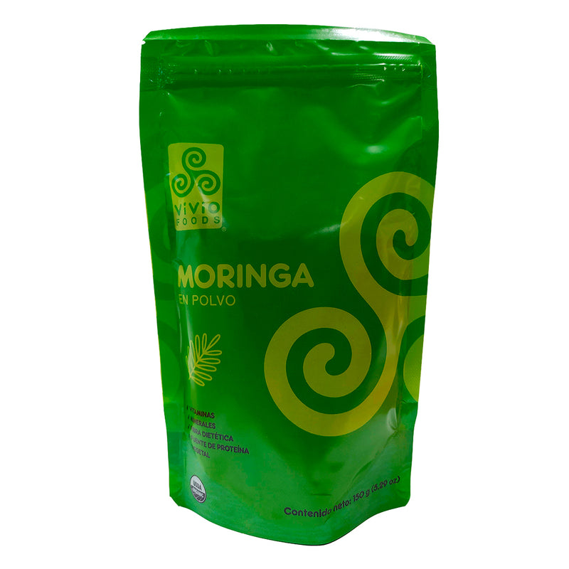 Moringa orgánica en polvo 150g - Vivio Foods
