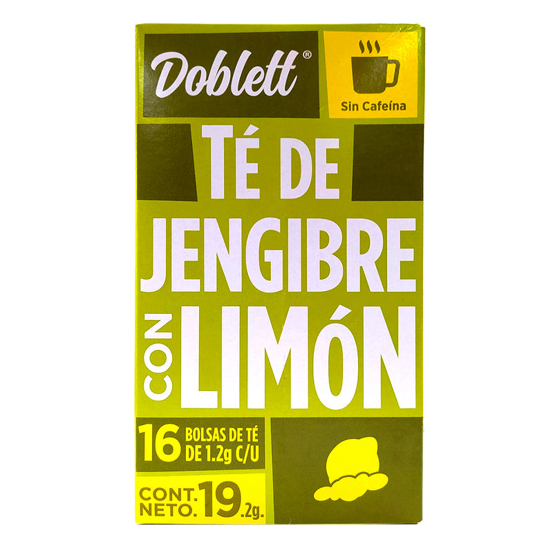 Té de jengibre con limón 16 bolsitas - Doblett
