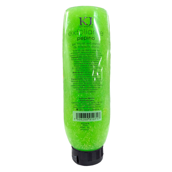 Exfoliante facial Pepino 150g - KJ Bath Essentials Reverso