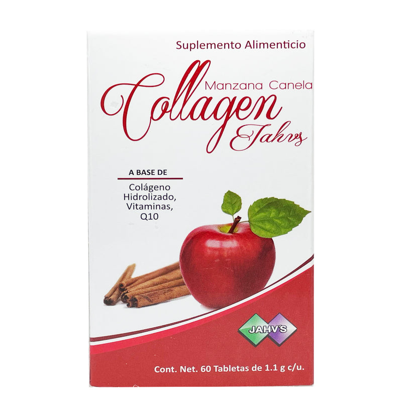 Colágeno en tabletas Collagen Manzana Canela 60 tabs