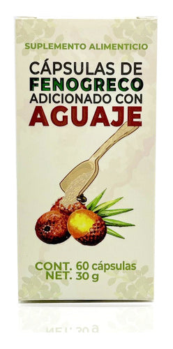 Semillas de Fenogreco con Aguaje 60 cápsulas - Herbolaria Saludable