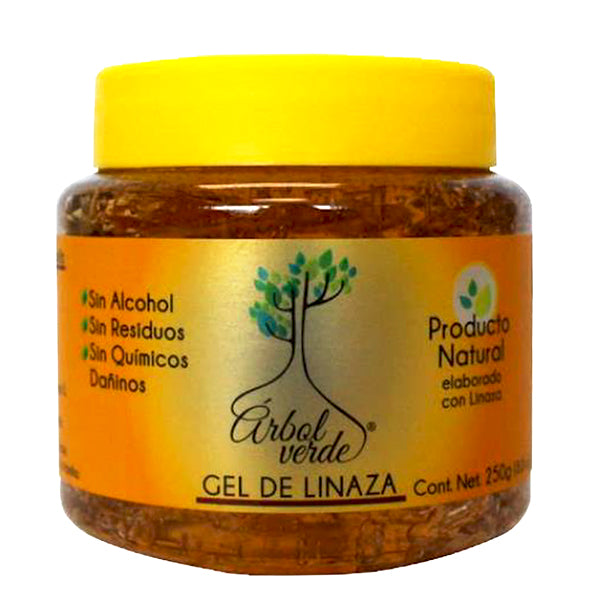 Gel fijador de linaza 250 Grs. - Árbol verde