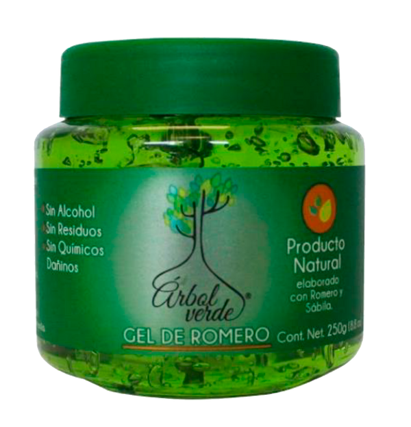 Gel fijador de romero 250 Grs. - Árbol verde