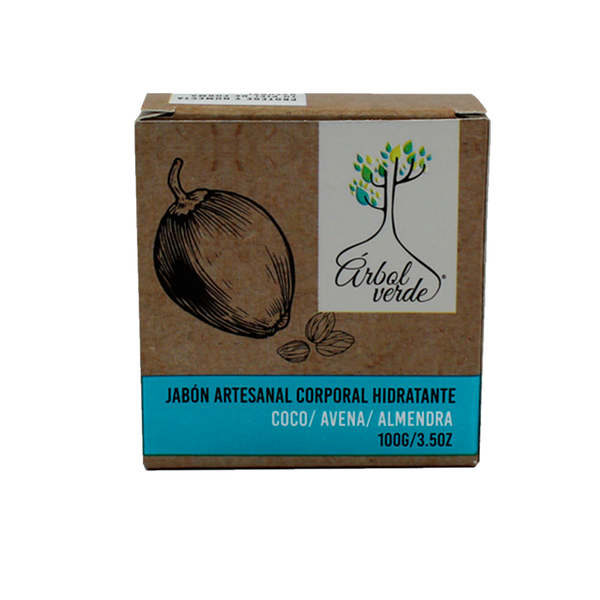 Jabón corporal hidratante 100 Grs. - Árbol verde Reverso