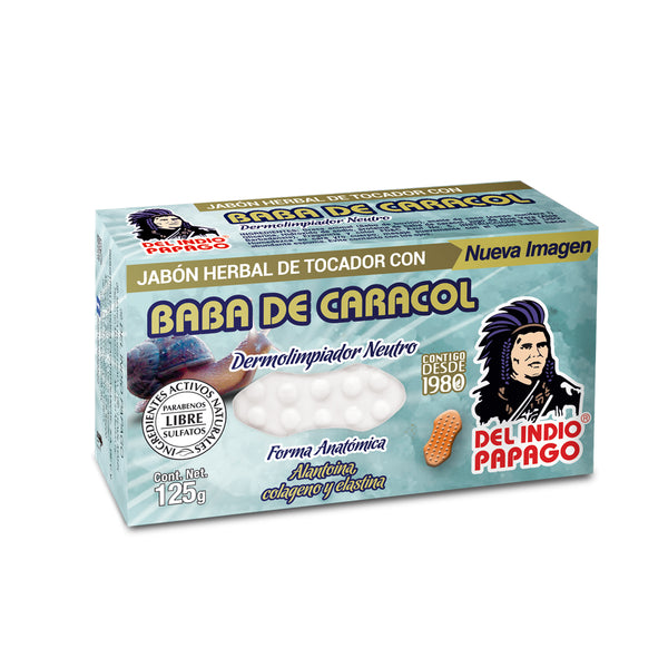 Jabón Neutro Baba de Caracol  - Del Indio Papago
