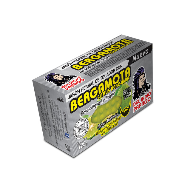 Jabón de Bergamota Citrus Bergamia - Del Indio Papago Reverso