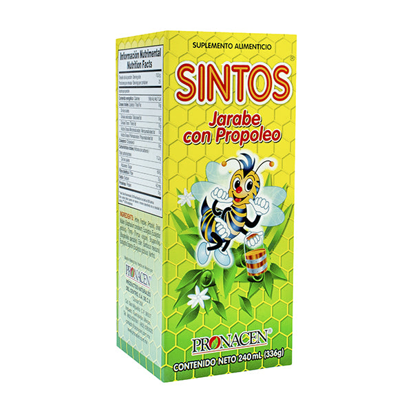 Jarabe SINTOS Propóleo 240ml - PRONACEN Reverso