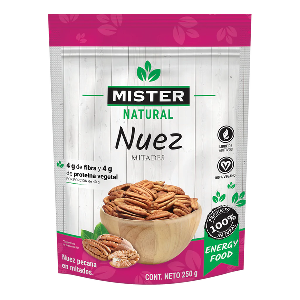 Nuez mitades 250 g.
