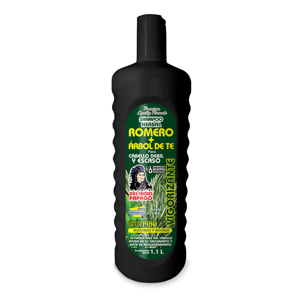 Shampoo con Romero y Árbol de Te 1.1L - Del Indio Papago