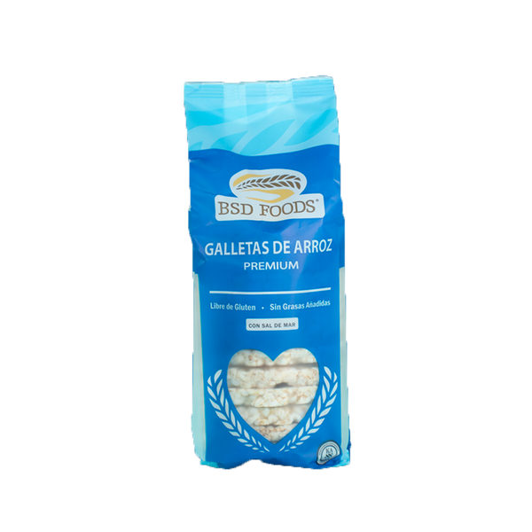 GALLETAS DE ARROZ SAL DE MAR CONTENIDO NETO 72 GR - BSD FOODS