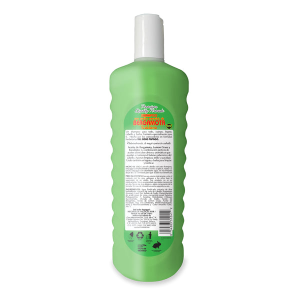Shampoo herbal con Bergamota 1.1L - Del Indio Papago Reverso