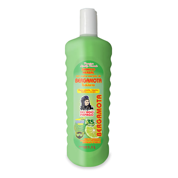 Shampoo herbal con Bergamota 1.1L - Del Indio Papago