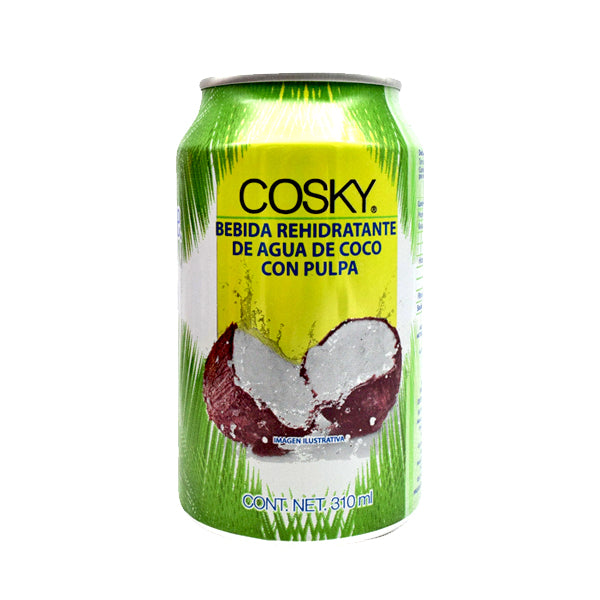 Cosky Agua de coco con Pulpa