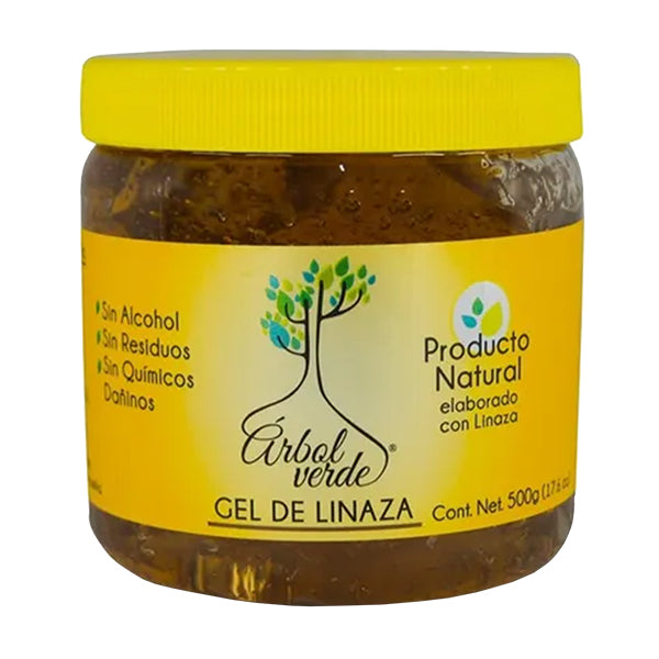 Gel fijador de linaza 500 Grs. - Árbol verde