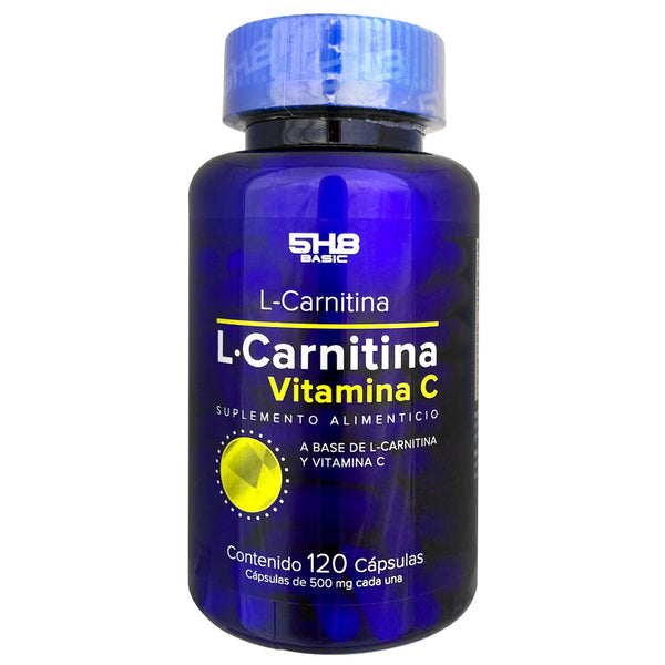 L-Carnitina mas Vitamina C 120 caps.