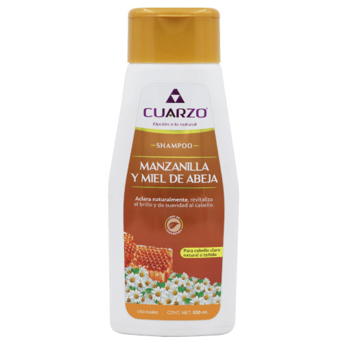 Shampoo manzanilla y miel de abeja 550ml - Cuarzo Cosmetic's