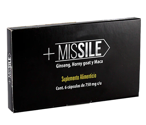 Missile con 6 capsulas - NATURAL HEALTH